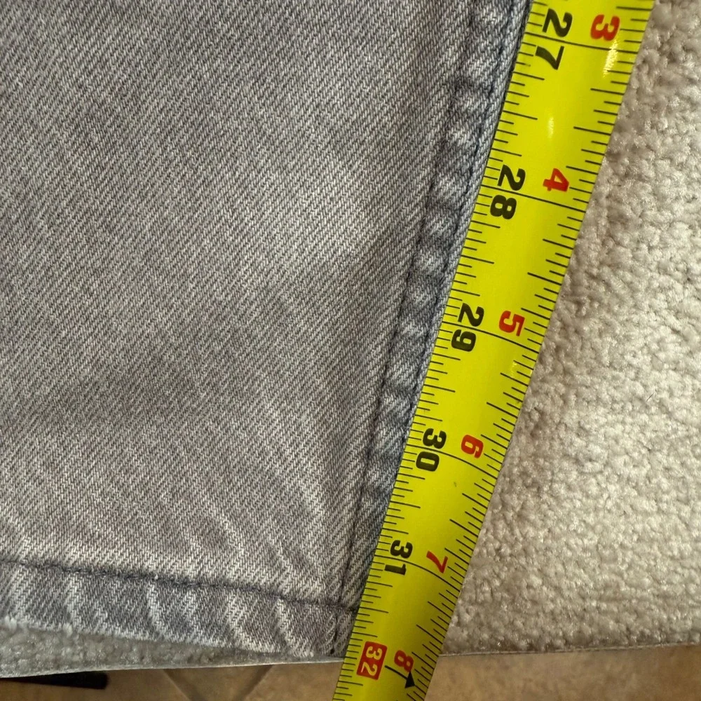 Vintage‎ 90s Levi's Gray Orange Tab 550 Relaxed Fit Tapered USA Made Size 34x34